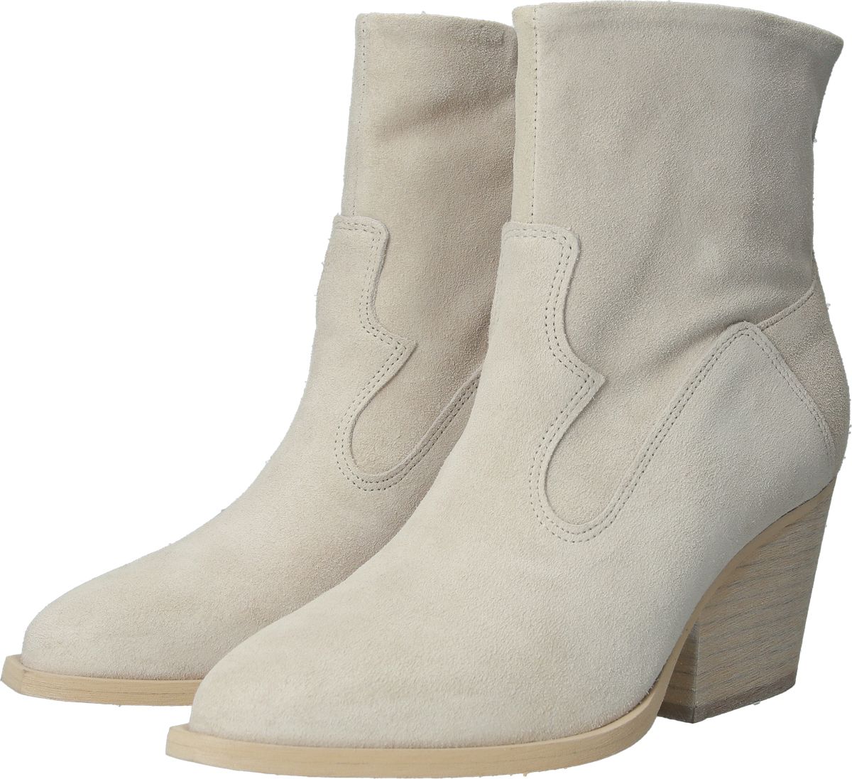 Wildleder-Stiefeletten im Western-Stil
