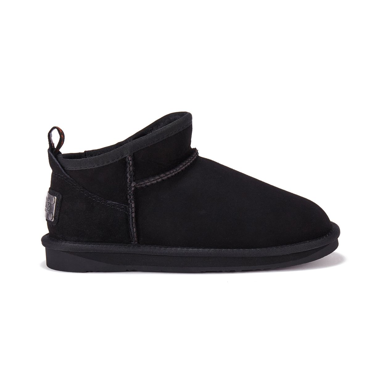 Ultra Kurze Lammfell-Stiefeletten