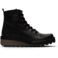 Robuste Leder-Schnürstiefeletten