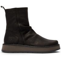 Plateau-Stiefeletten mit praktischem Reißverschluss