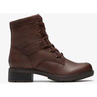Robuste Leder-Schnürstiefeletten