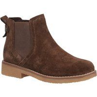 Chelsea-Boots aus Wildleder mit Anziehlasche