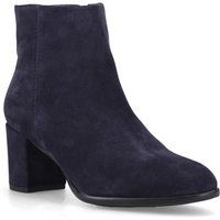 Wildleder Stiefeletten mit Blockabsatz