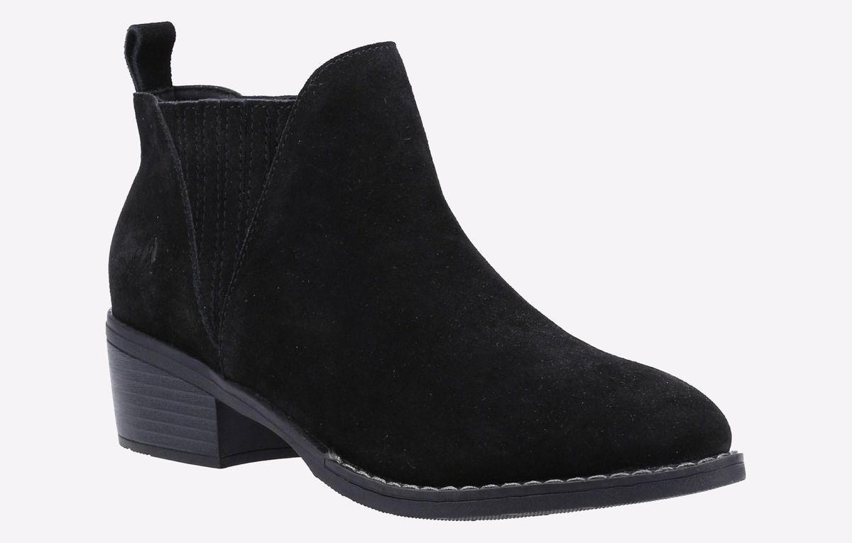 Wasserabweisende Wildleder-Stiefeletten