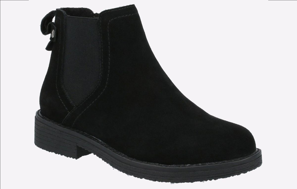 Wasserfeste Chelsea-Boots aus Veloursleder