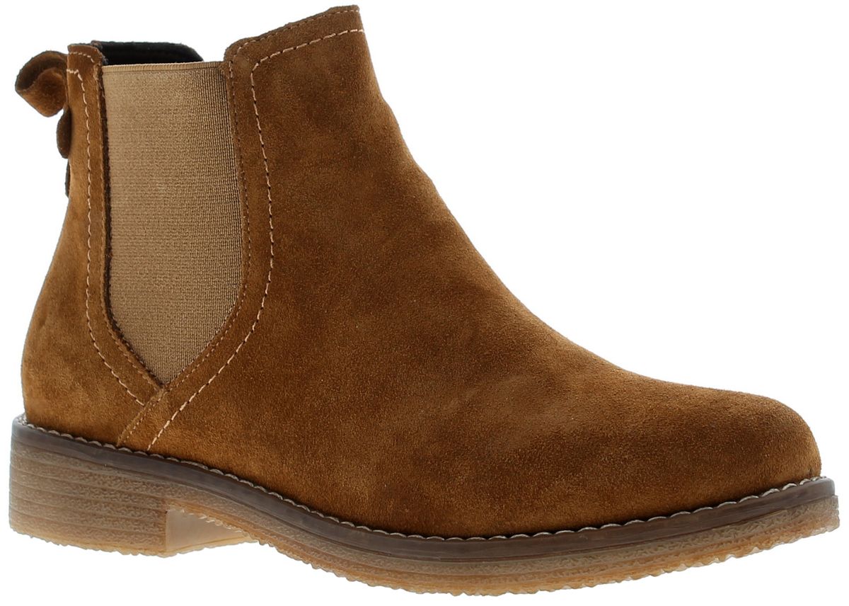 Wasserfeste Dealer-Boots aus Veloursleder