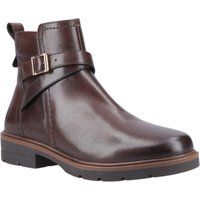 Elegante Lederstiefeletten mit Schnalle