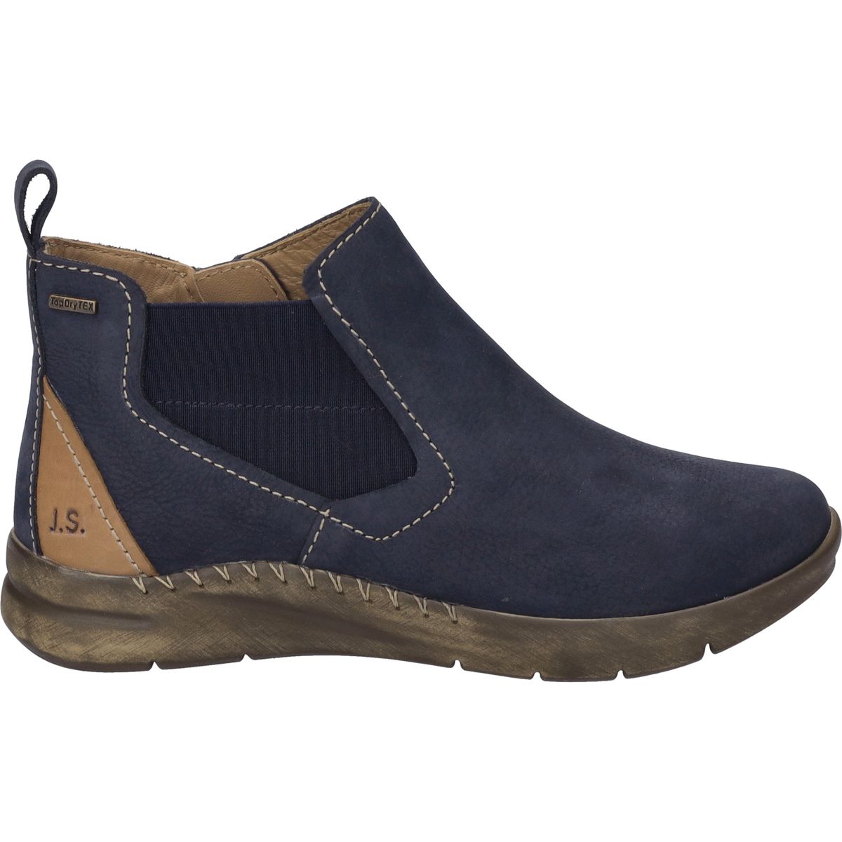 Robuste Chelsea-Boots aus Nubukleder