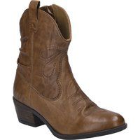 Slouchige Lederstiefel im Western-Stil
