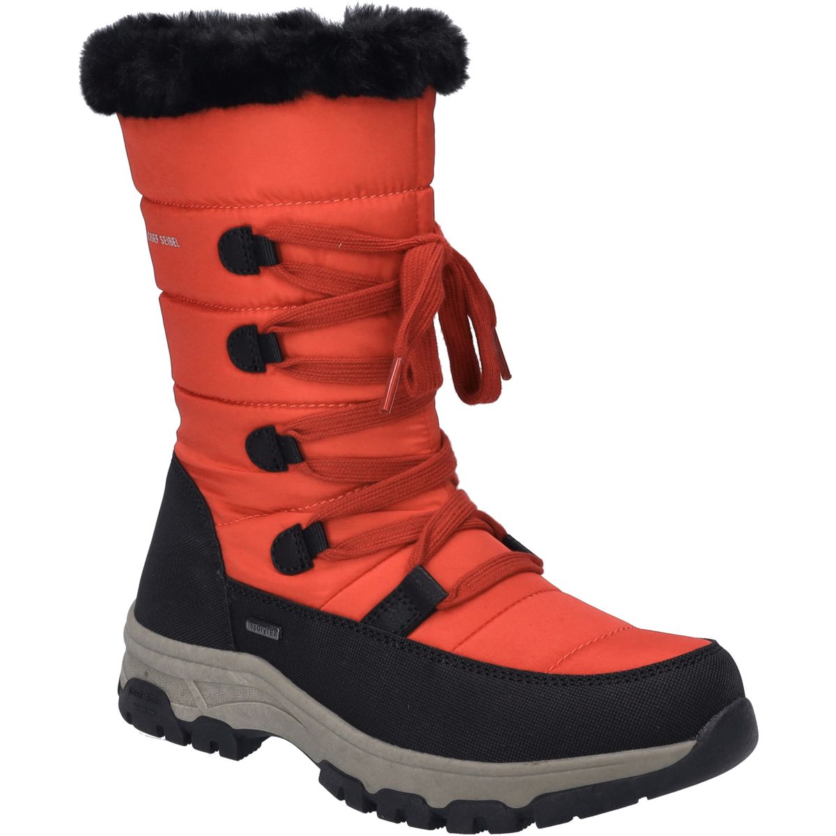 Gepolsterter Schnürstiefel für den Winter