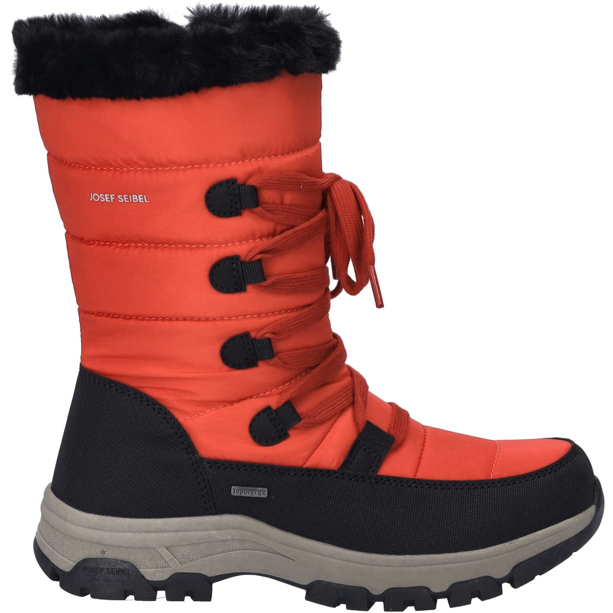 Gepolsterter Schnürstiefel für den Winter