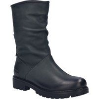 Bequeme halbhohe Lederstiefel
