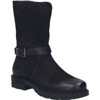 Mittelhohe Lederstiefel mit Schnalle