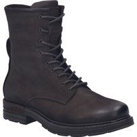 Klassische Leder-Schnürstiefel im Utility-Stil
