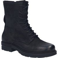 Schnürstiefeletten aus Leder