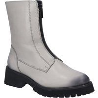 Lederstiefeletten mit Frontreißverschluss