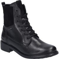 Klassische Leder-Schnürstiefeletten