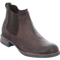 Klassische Lederstiefeletten mit Reißverschluss
