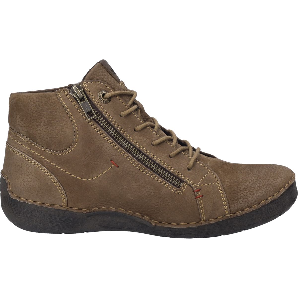 Handgenähte Lederstiefeletten zum Schnüren