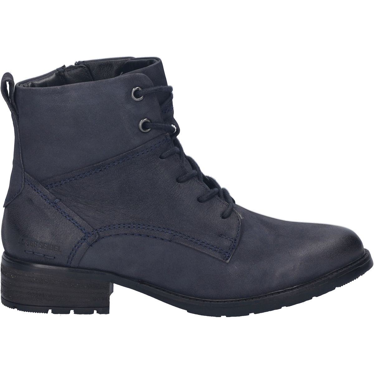 Schnürstiefelette aus Leder