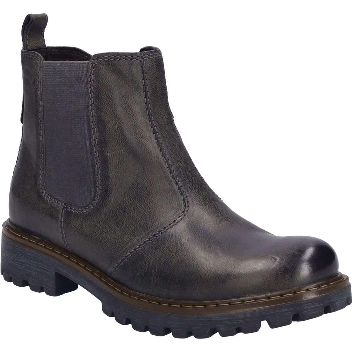 Robuste Chelsea-Boots mit Profilsohle