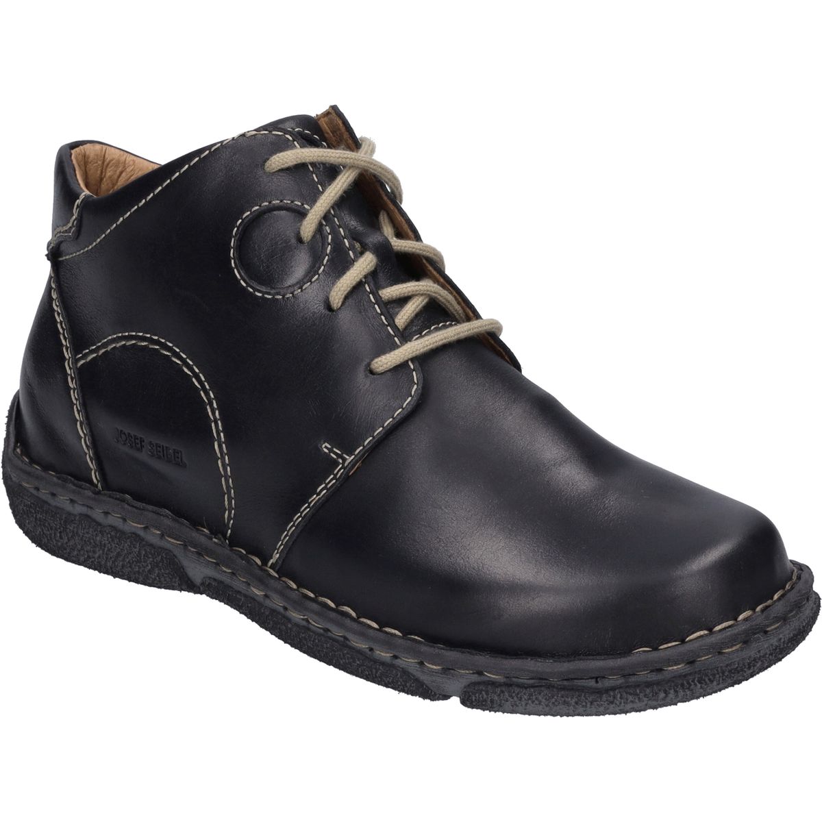 Handgenähte Lederstiefeletten zum Schnüren