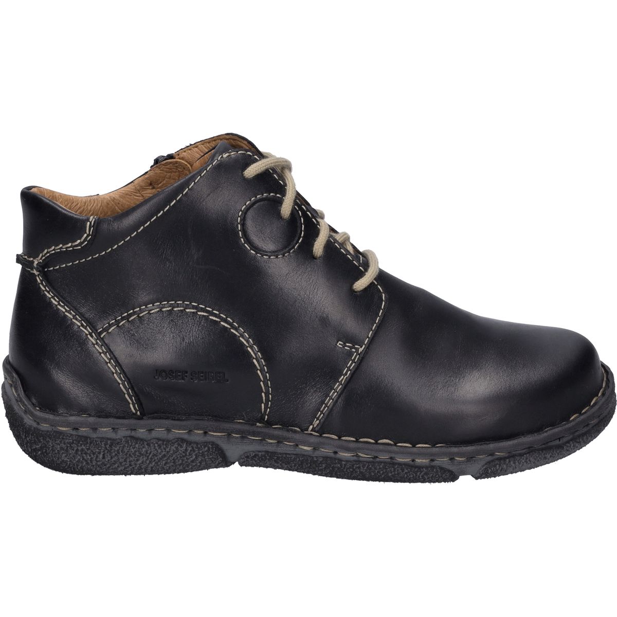 Handgenähte Lederstiefeletten zum Schnüren