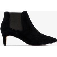Elegante Kitten-Heel-Stiefel aus Wildleder