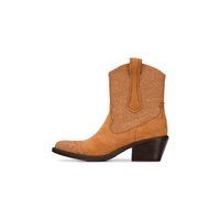 Western-Stiefeletten mit funkelndem Strassbesatz