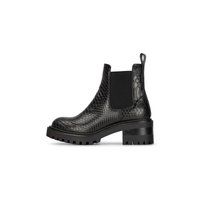 Robuste Chelsea-Boots mit Anakonda-Print