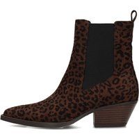 Western-Chelsea-Boots mit Leopardenmuster
