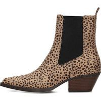 Gepunktete Chelsea-Boots mit spitzer Zehenpartie