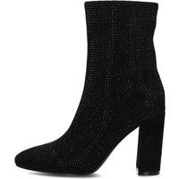 Funkelnde Stiefeletten in Wildleder-Optik