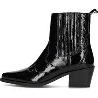 Western-Stiefeletten aus Lackleder