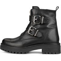 Biker-Stiefeletten mit Doppel-Monk-Schnalle