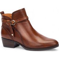 Elegante Lederstiefeletten mit Schnalle