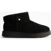 Gemütliche Lammfell-Wildleder-Ministiefel