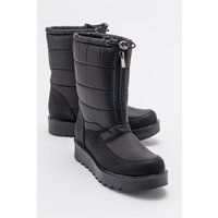 Gesteppte Schneestiefel mit Frontreißverschluss