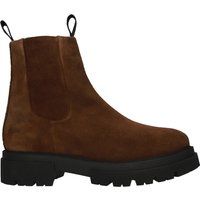 Chelsea-Stiefel aus Wildleder mit Profilsohle