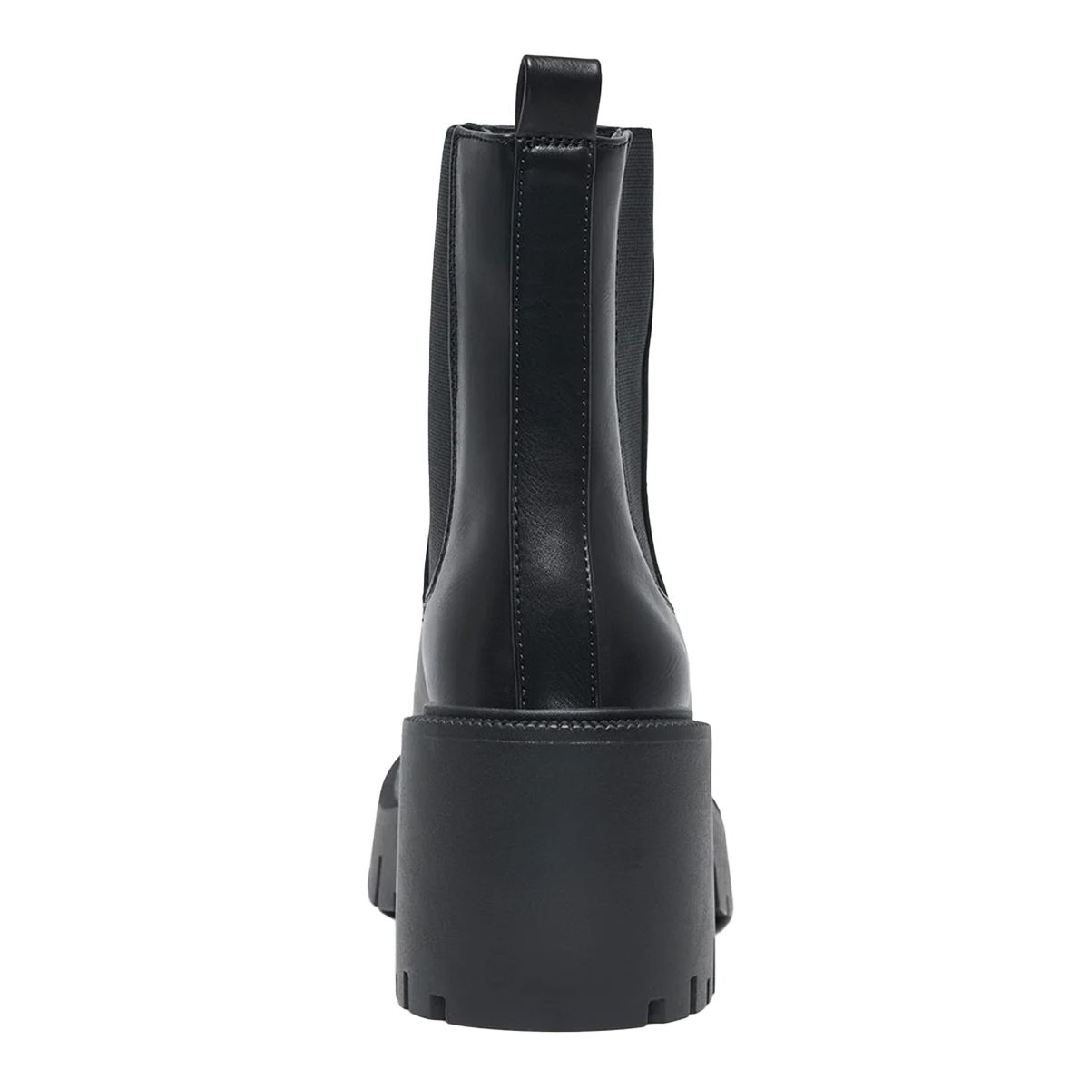 Plateau Chelsea-Boots mit Blockabsatz