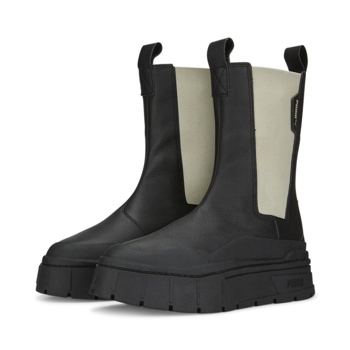 Chelsea-Boots mit Plateausohle
