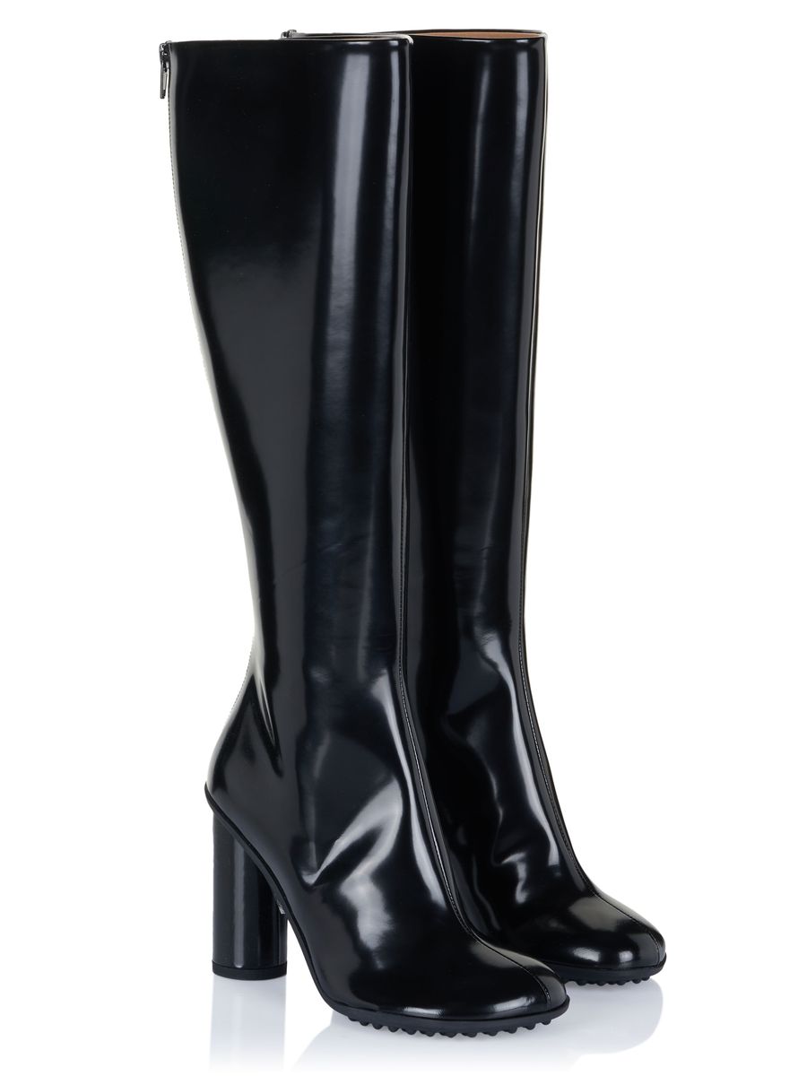 Atomic Kniehohe Hochglanzstiefel