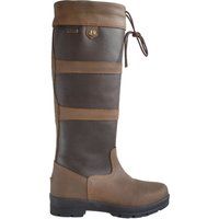 Wasserdichte hohe Stiefel aus Narbenleder
