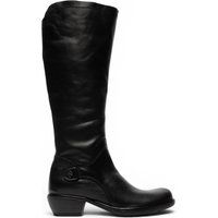 Kniehohe Leder-Reitstiefel