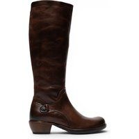 Elegante kniehohe Lederstiefel