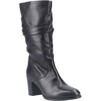 Elegante Lederstiefel mit Absatz