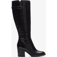 Elegante kniehohe Lederstiefel