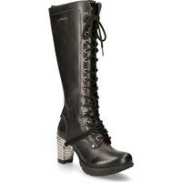 Kniehohe Gothic-Schnürstiefel