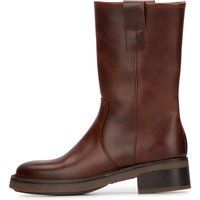 Klassische Lederstiefel zum Reinschlüpfen
