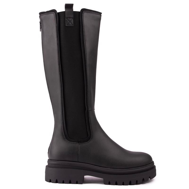 Hohe Boots mit Profilsohle